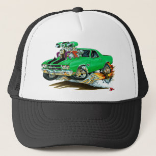 Casquette Camion 1970 Vert-Noir d'EL Camino