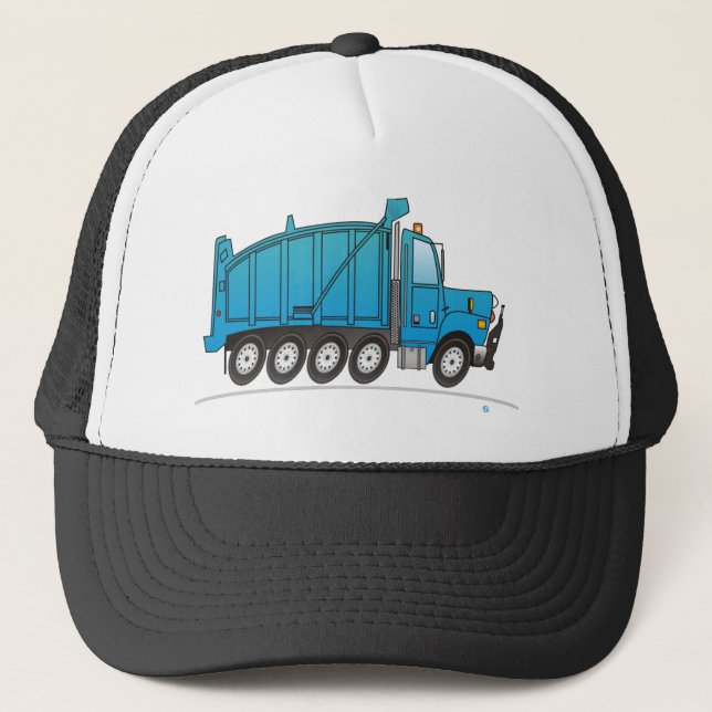 Casquette Camion à vidange lourd bleu (Devant)