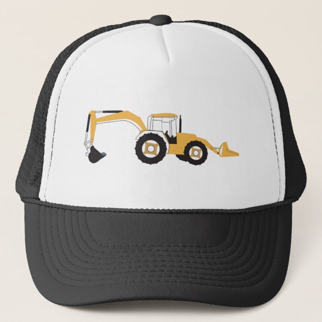 Casquette Camion de construction Backhoe (Devant)
