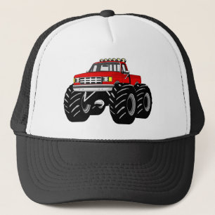 CASQUETTE CAMION DE MONSTRE ROUGE