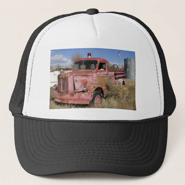 Casquette Camion de pompiers rouillé (Devant)