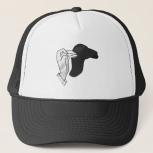Casquette Camion Silhouette à la main