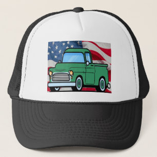 Casquette Camion vert Vintage