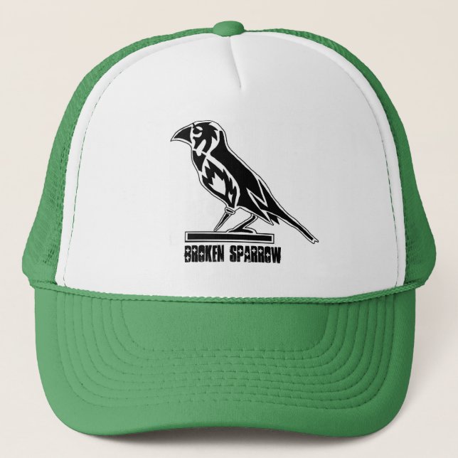 CASQUETTE CAMIONNEUR CASSÉ DE MOINEAU (Devant)