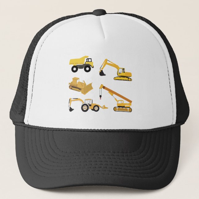 Casquette Camions de construction (Devant)