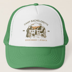 Casquette Camp Bachelorette Filles Voyage Glamping Personnal