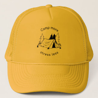 Casquette Camp plus de stress moins