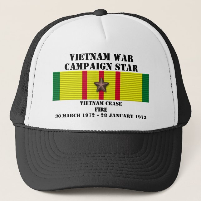 Casquette Campagne de cessez-le-feu au Vietnam (Devant)