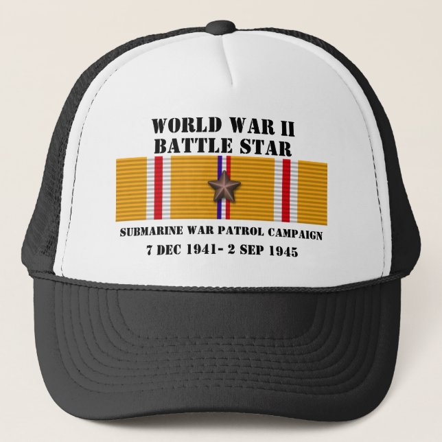 Casquette Campagne de patrouille sous-marine de guerre (Devant)