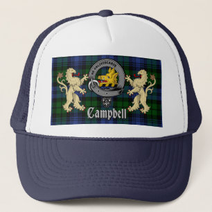 Casquette Campbell Clan Badge & Tartan