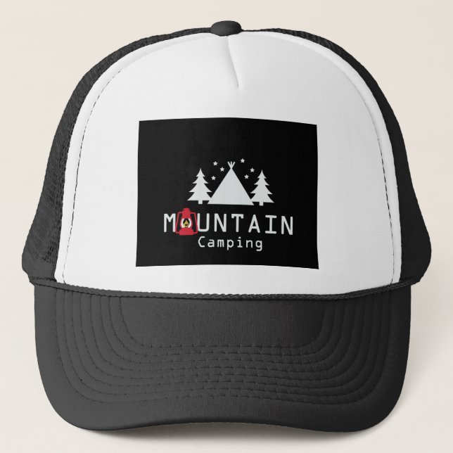 Casquette camping de montagne (Devant)