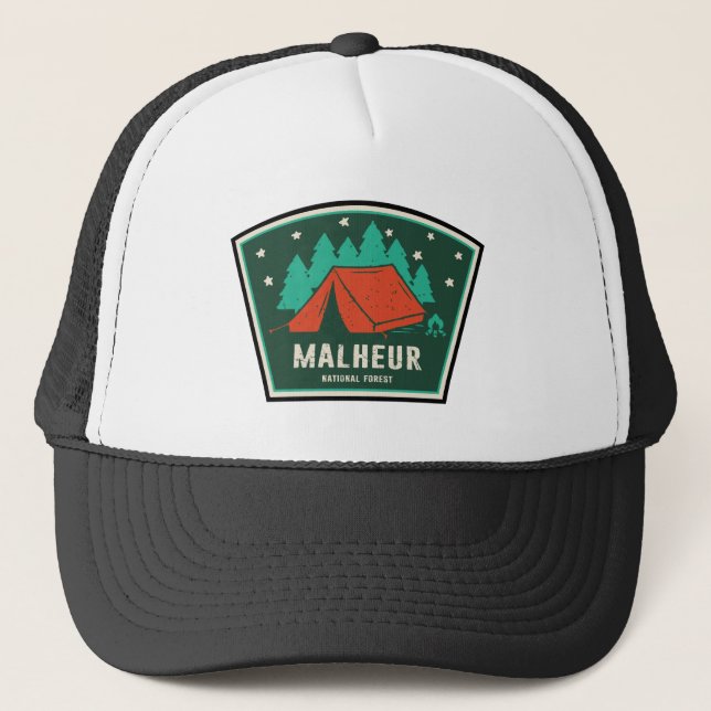 Casquette Camping forestier national Malheur (Devant)