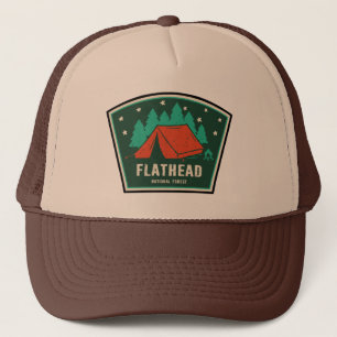 Casquette Camping Forêt Nationale Flathead