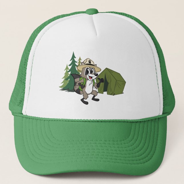 Casquette Campout américain de Rick | de garde forestière (Devant)