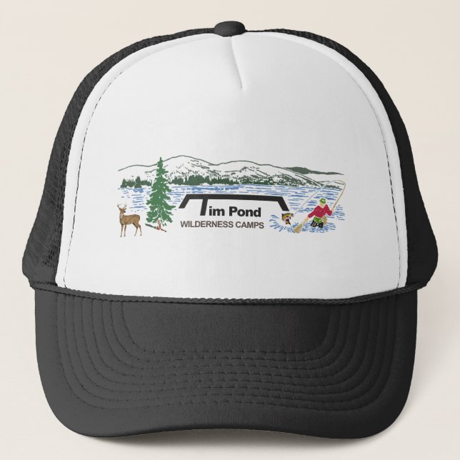 Casquette Camps de région sauvage d'étang de Tim (Devant)