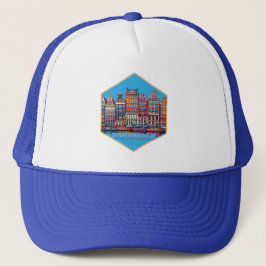 Casquette Canal Amsterdam Pays-Bas Europe