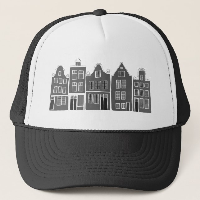 Casquette Canal House Black Amsterdam Hollande Voyage (Devant)