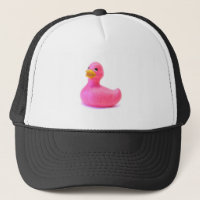 Canard en caoutchouc rose