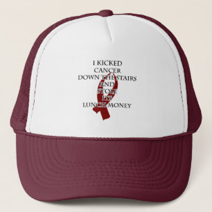 Casquette Cancer Bully (Ruban Bourgogne)