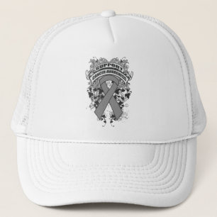 Casquette Cancer du cerveau - Soutien Cool Sensibilisation S