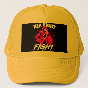 Casquette Cancer du sein Sa lutte est notre combat cancer du
