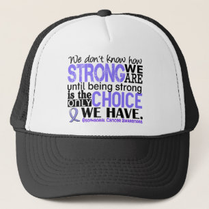 Casquette Cancer oesophagien comme nous forts sommes