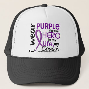 Casquette Cancer pancréatique pour mon héros mon cousin 2