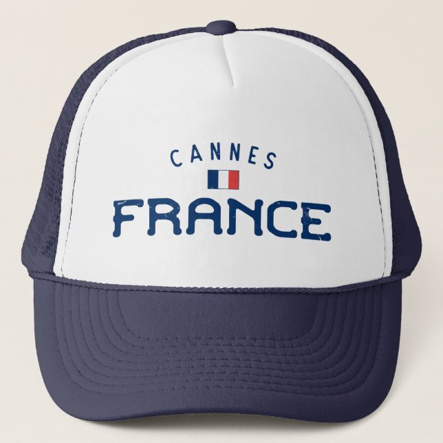 Casquette Cannes France en détresse (Devant)