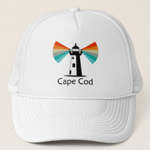 Casquette Cape Cod Massachusetts Phare Arc-en-ciel