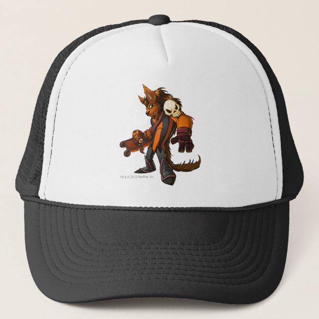 Casquette Capitaine hanté 2 d'équipe en bois (Devant)