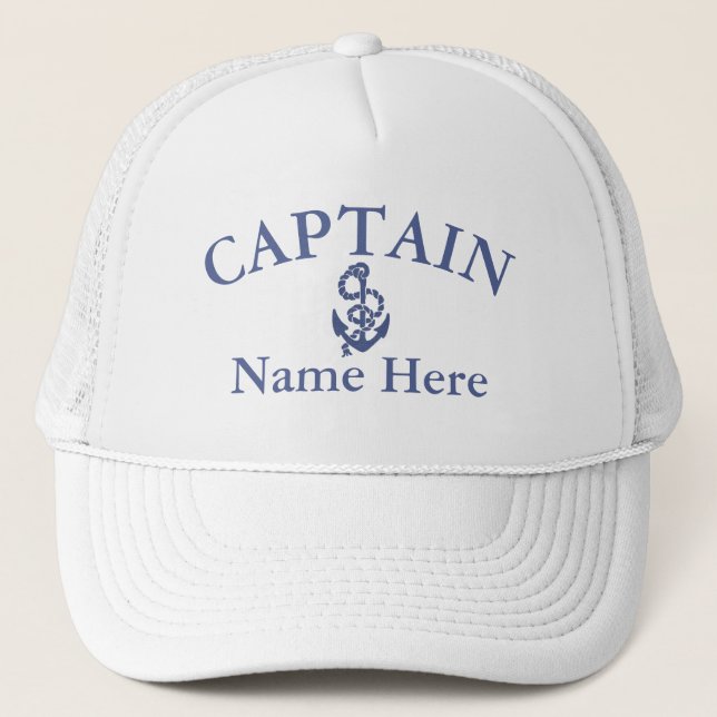 Casquette Capitaine - personnalisable (Devant)