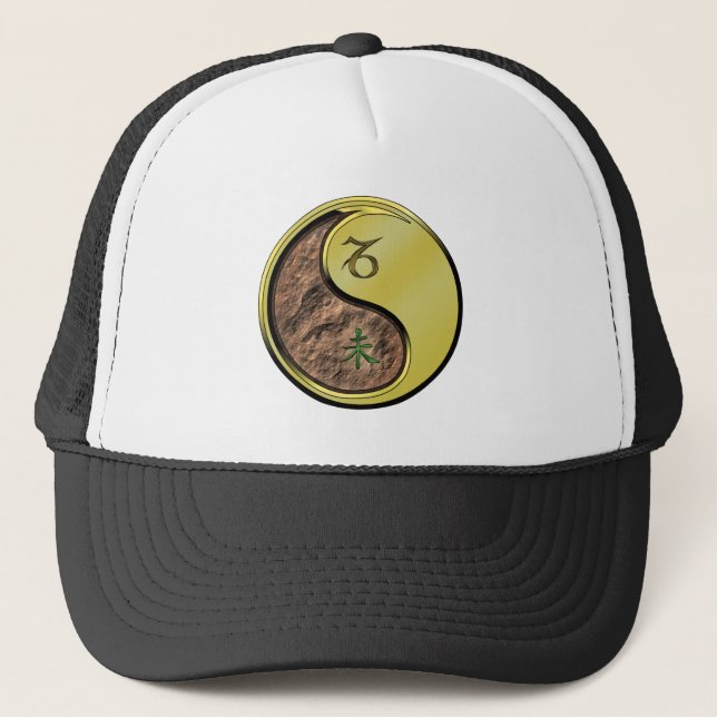 Casquette Capricorne & Chèvre Métal (Devant)