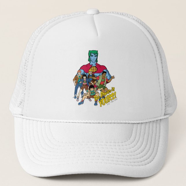 Casquette Captain Planet Group Graphic - La Puissance Est À  (Devant)