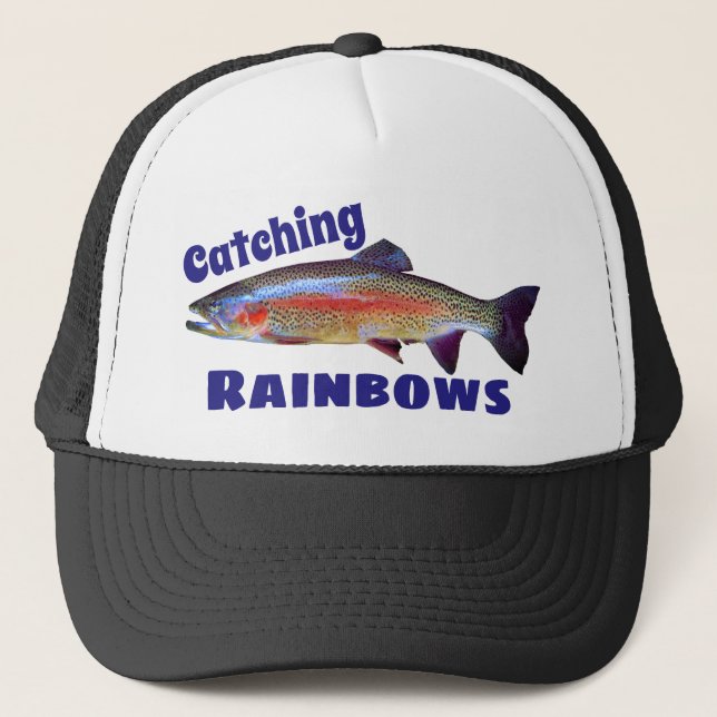 Casquette "Capture des arcs-en-ciel" et des truites (Devant)