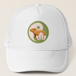 Casquette Capybara Zen Yin Yang Nature Paisible