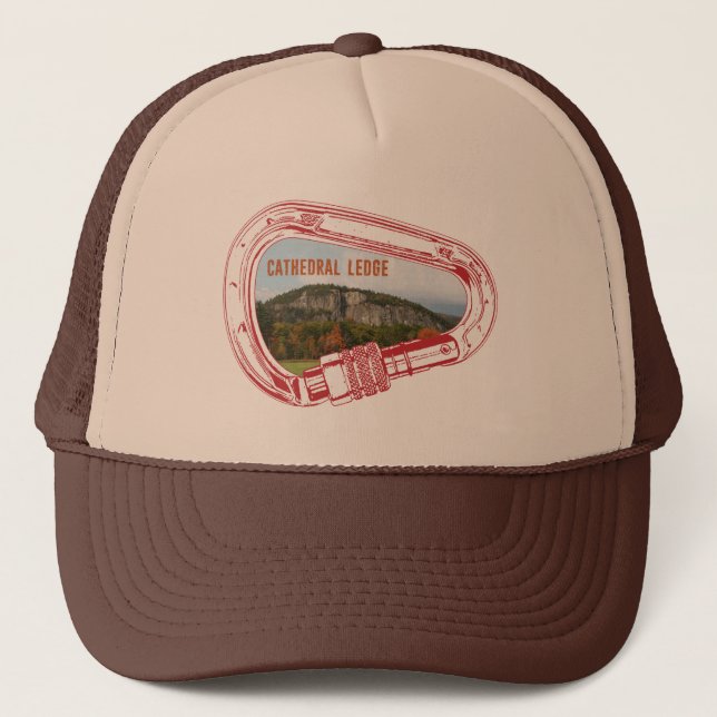 Casquette Carabiner Escalade Cathedral Ledge (Devant)