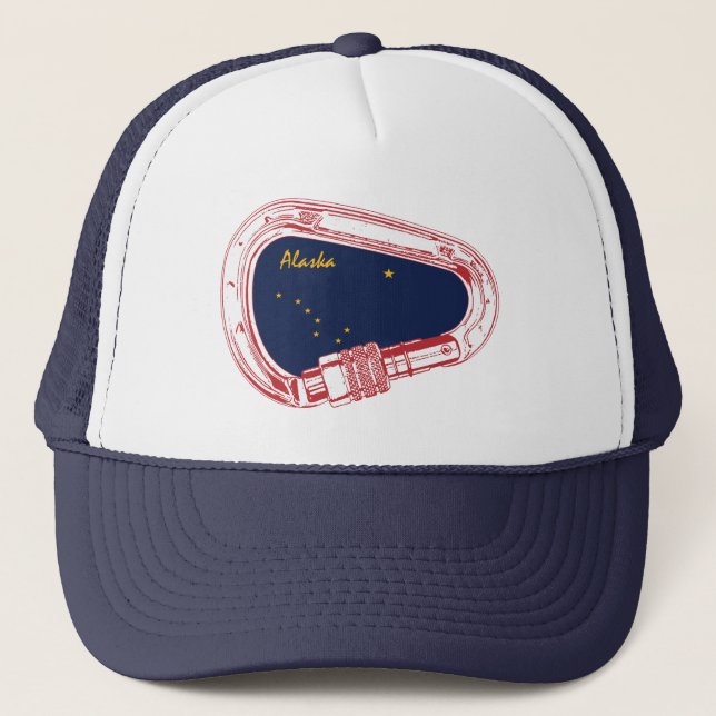 Casquette Carabiner Escalade de l'Alaska (Devant)