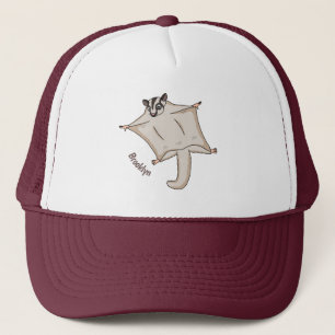 Casquette Caricature de planeur de sucre volant mignon