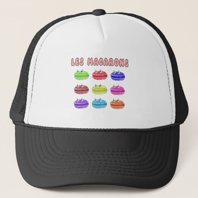 Casquette Caricature des Macarons (Devant)