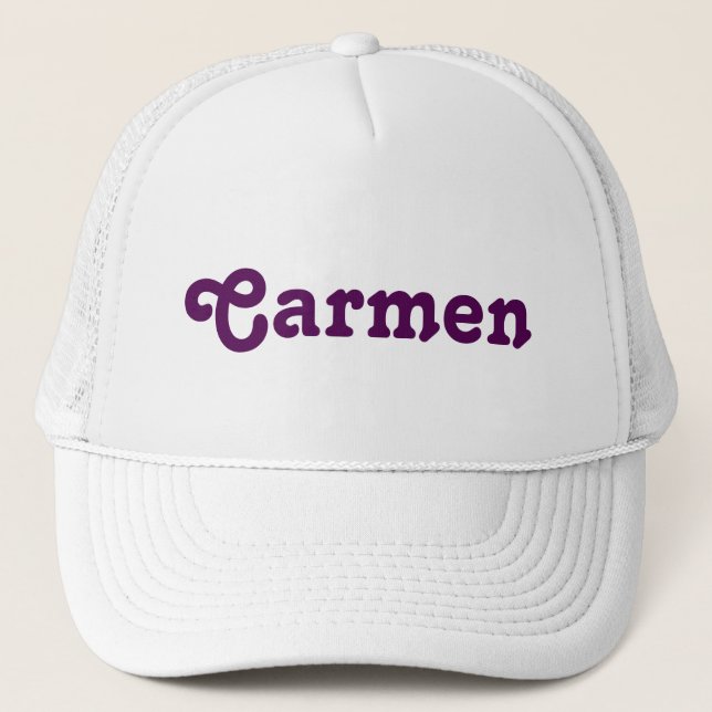 Casquette Carmen (Devant)