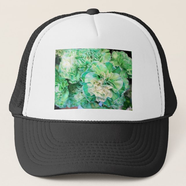 Casquette Carnation verte (Devant)