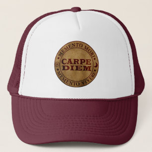 Casquette Carpe diem Saisir le jour Memento mori