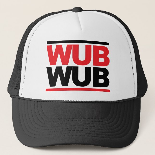 Casquette Carré de Wub Wub Dubstep (Devant)