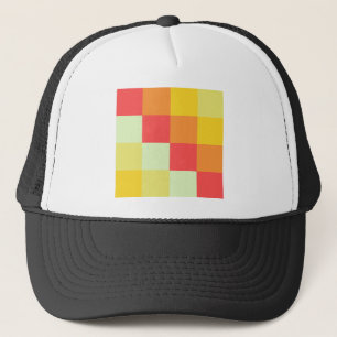 Casquette Carrés couleur