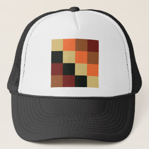 Casquette Carrés couleur