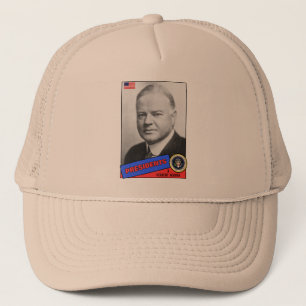 Casquette Carte de baseball d'Herbert Hoover