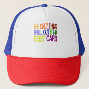 Casquette Carte de débit drôle design arc-en-ciel