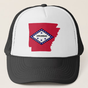Casquette Carte de drapeau de l'Arkansas