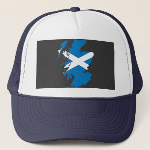 Casquette Carte de drapeau de l'Ecosse