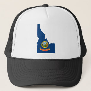 Casquette Carte de drapeau de l'Idaho